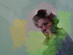 300x224 Tom Waits Painting By Naxart Studio - Tom Waits Painting