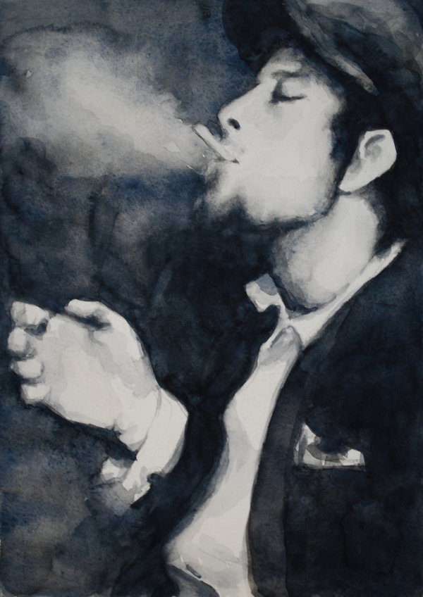 600x848 Tom Waits By Ziggster - Tom Waits Painting