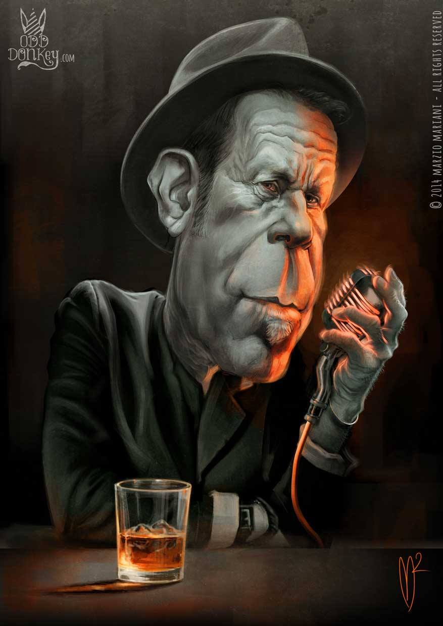 877x1240 Tom Waits - Tom Waits Painting