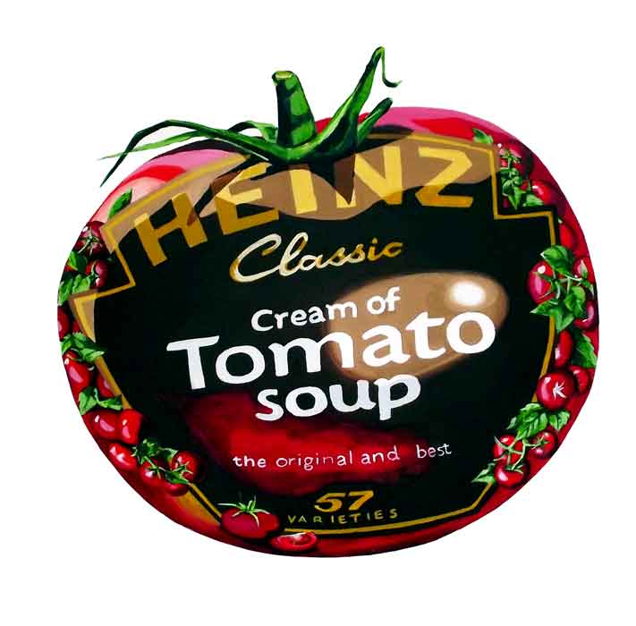 711x700 Tomato Soup Tomato Orla Walsh Pop Artist - Tomato Soup Painting
