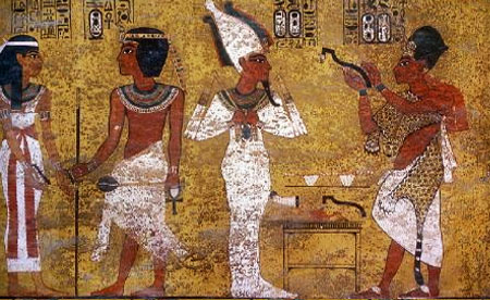 450x276 King Tut's Tomb Burial Chamber - Tomb Painting