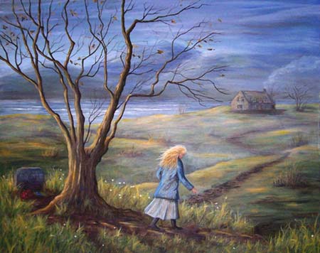 450x356 Artist Ana Jurpik - Tombstone Painting