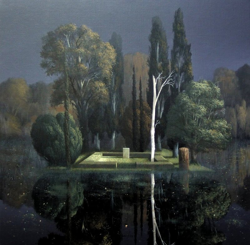 800x784 Artwork By Arnold - Tombstone Painting