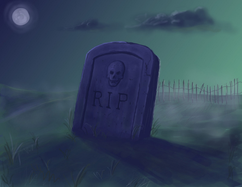 800x618 Digital Painting In 2013! Matt Jordan - Tombstone Painting