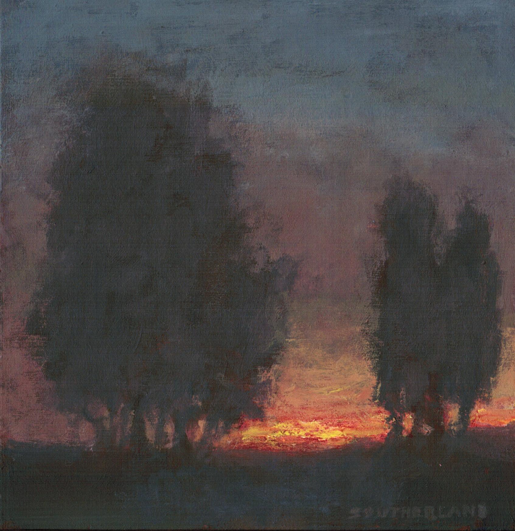 1693x1745 Tonalist Landscape In Acrylic (No Sound) - Tonalist Painting