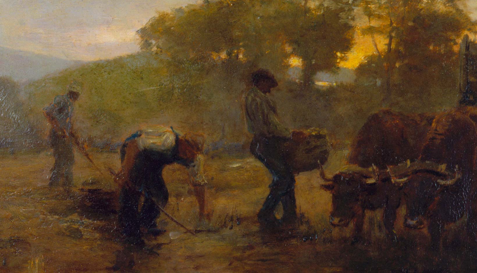 1640x940 Fox Chase Tonalism - Tonalist Painting