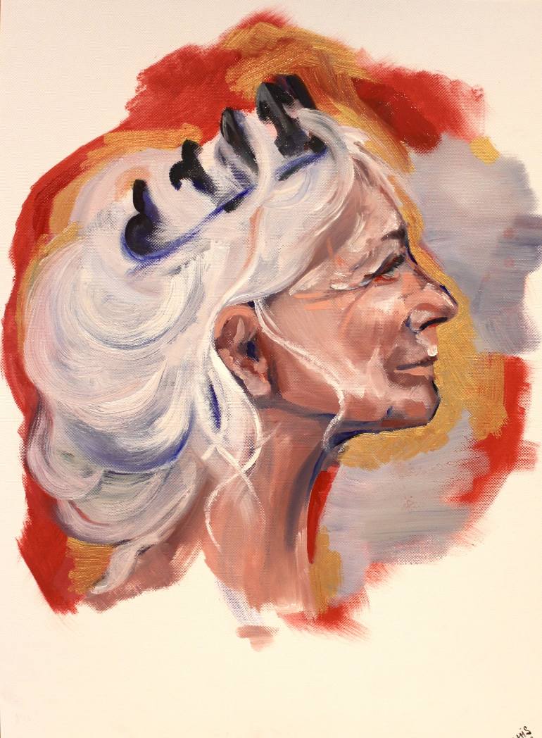 770x1048 Saatchi Art The Real Queen Painting By Tonka Morris - Tonka Painting