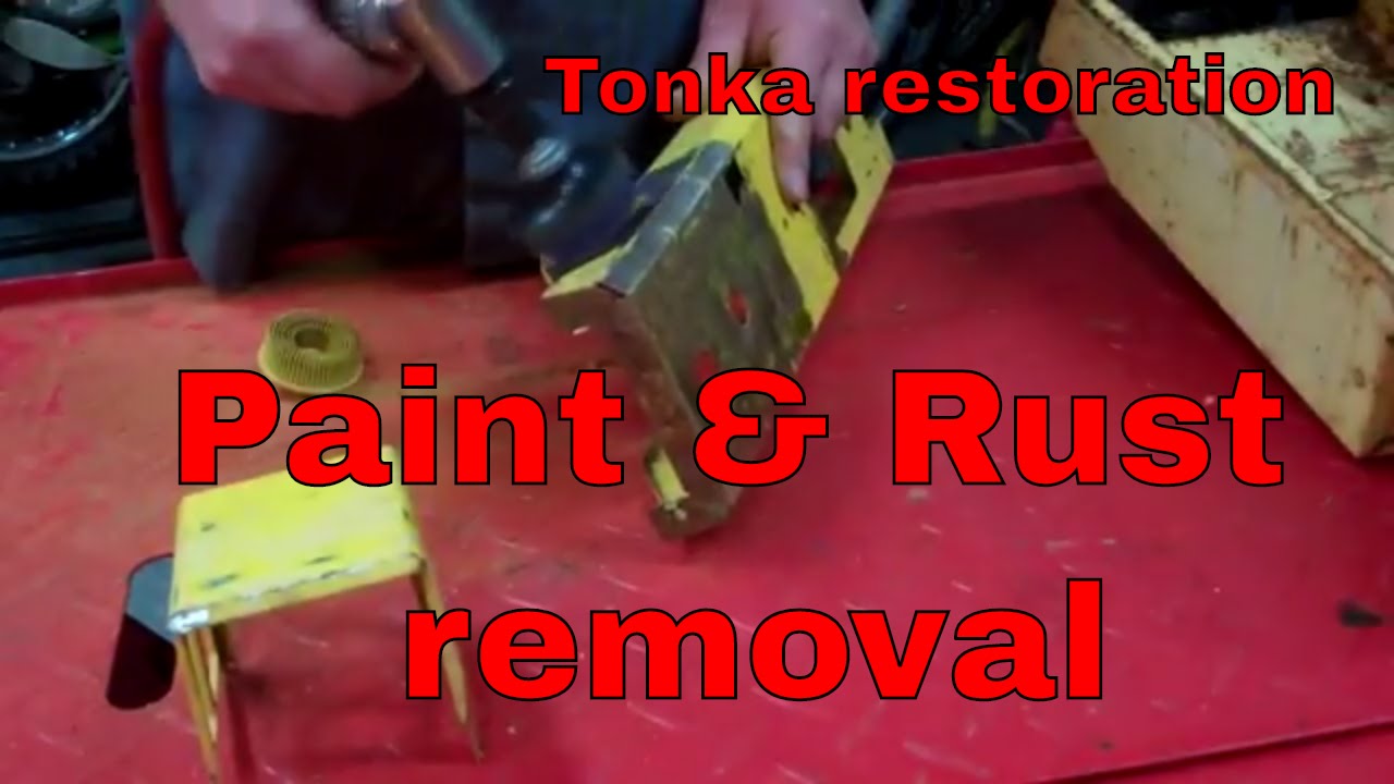1280x720 Tonka Truck Rust Amp Paint Removal - Tonka Painting