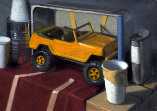 640x452 Tonka Truck Still Life Painting Ocean Quigley's Projects - Tonka Painting