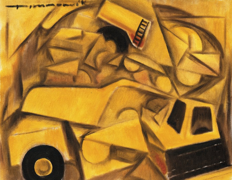 900x701 Tonka Truck Painting By Tommervik - Tonka Painting