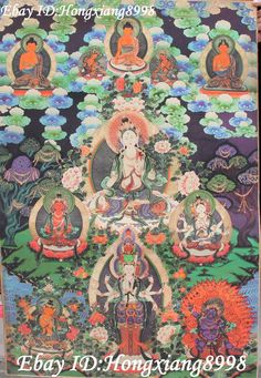 236x341 Untitled China Buddhism, Buddhists And Tibet - Tonka Painting