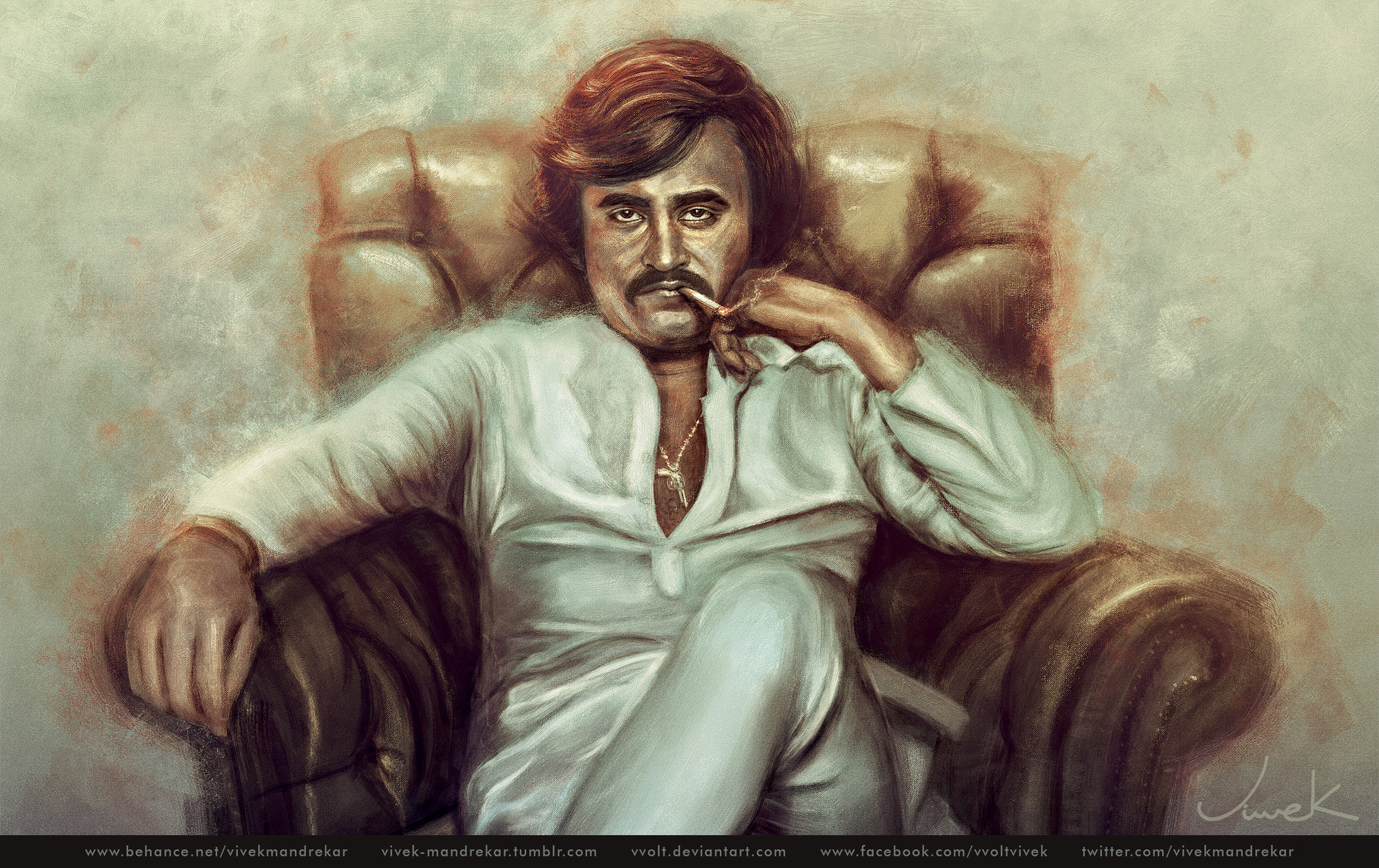 1920x1210 Artstation - Tony Montana Painting