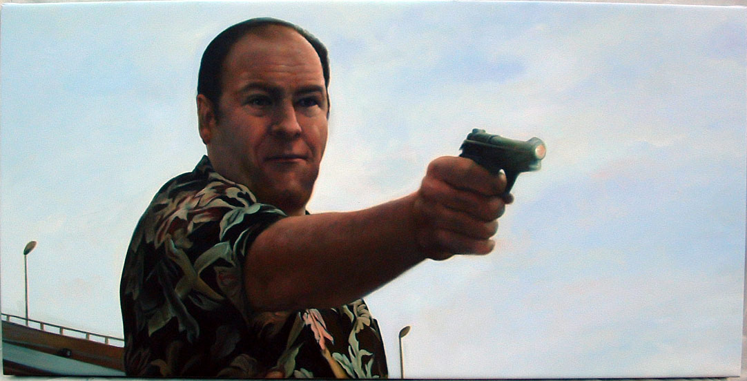 1082x552 Tony Soprano By Benw99 - Tony Soprano General Painting