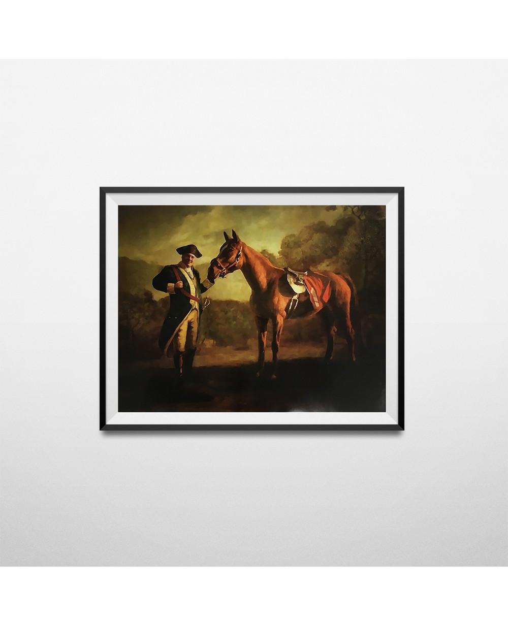 1000x1231 Napoleon Tony Soprano And Pie O My Horse Painting Poster - Tony Soprano Painting