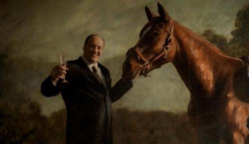 500x289 Poor Aj After His Suicide Attempt. Tribute To The Sopranos - Tony Soprano Painting
