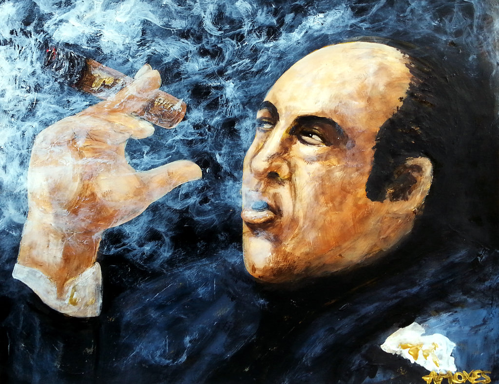 1024x789 Tony Soprano By Amoxes - Tony Soprano Painting