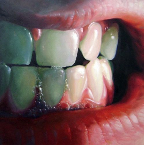 498x500 Oil Painting Teeth Teeth Teeth, Oil And Paintings - Tooth Painting