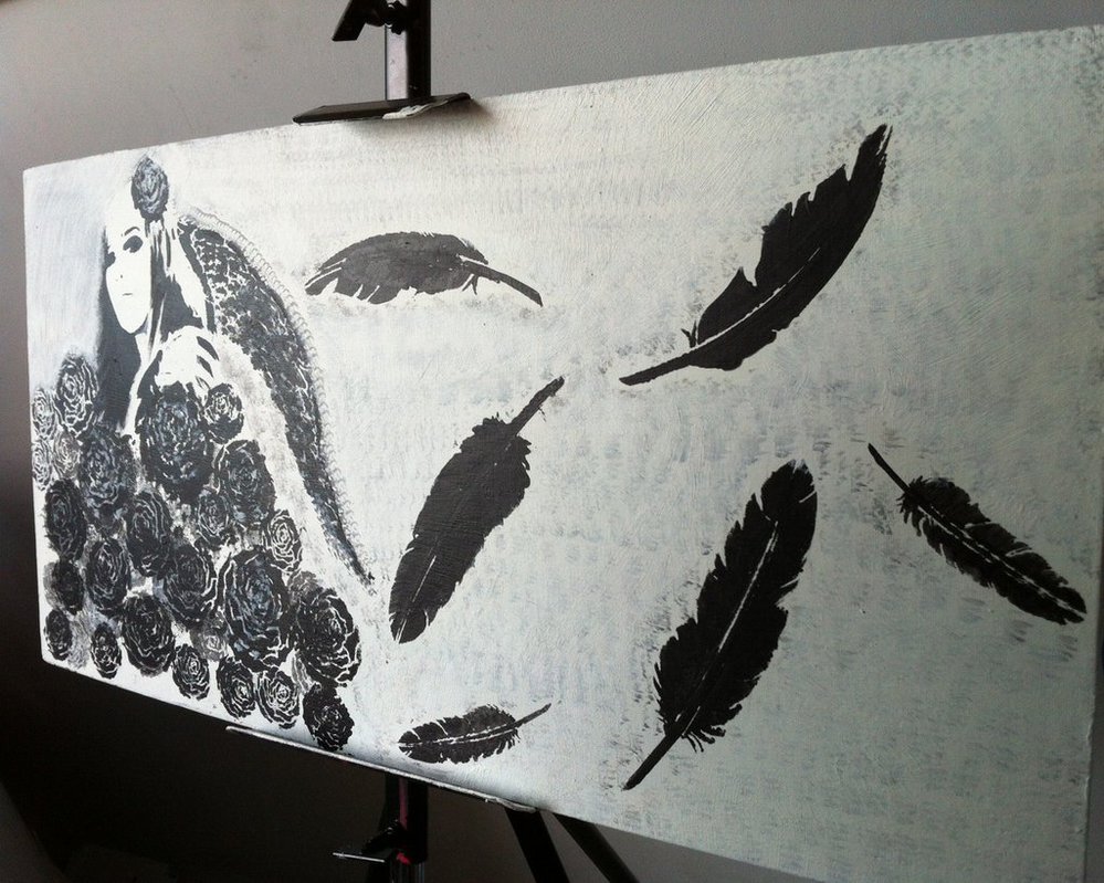 999x799 Painting Request Liberty (Toothbrush Painting) By Jeremyarts - Toothbrush Painting