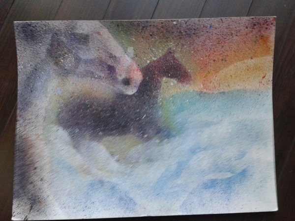 600x450 Toothbrush Painting By Billyvengeance74 - Toothbrush Painting