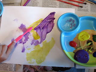 320x240 Toothbrush Painting - Toothbrush Painting