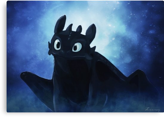 Toothless Painting at PaintingValley.com | Explore collection of ...