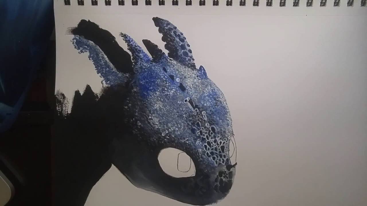 1280x720 Toothless Painting - Toothless Painting