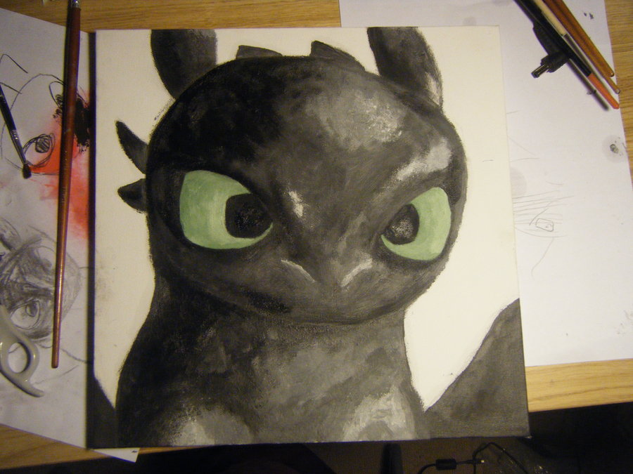 900x675 Toothless Painting Part 3 By Ahea - Toothless Painting