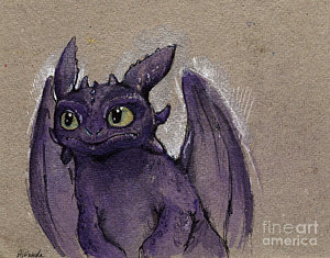 300x235 Toothless Paintings Fine Art America - Toothless Painting
