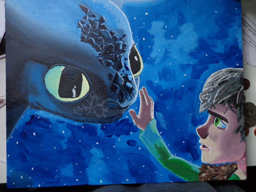 Toothless Painting at PaintingValley.com | Explore collection of ...