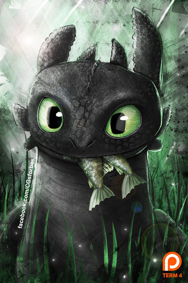 800x1200 Citrus90s Fan Art And Other Art - Toothless Painting
