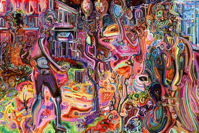 770x514 Saatchi Art Toothpick Painting By Josh Byer - Toothpick Painting