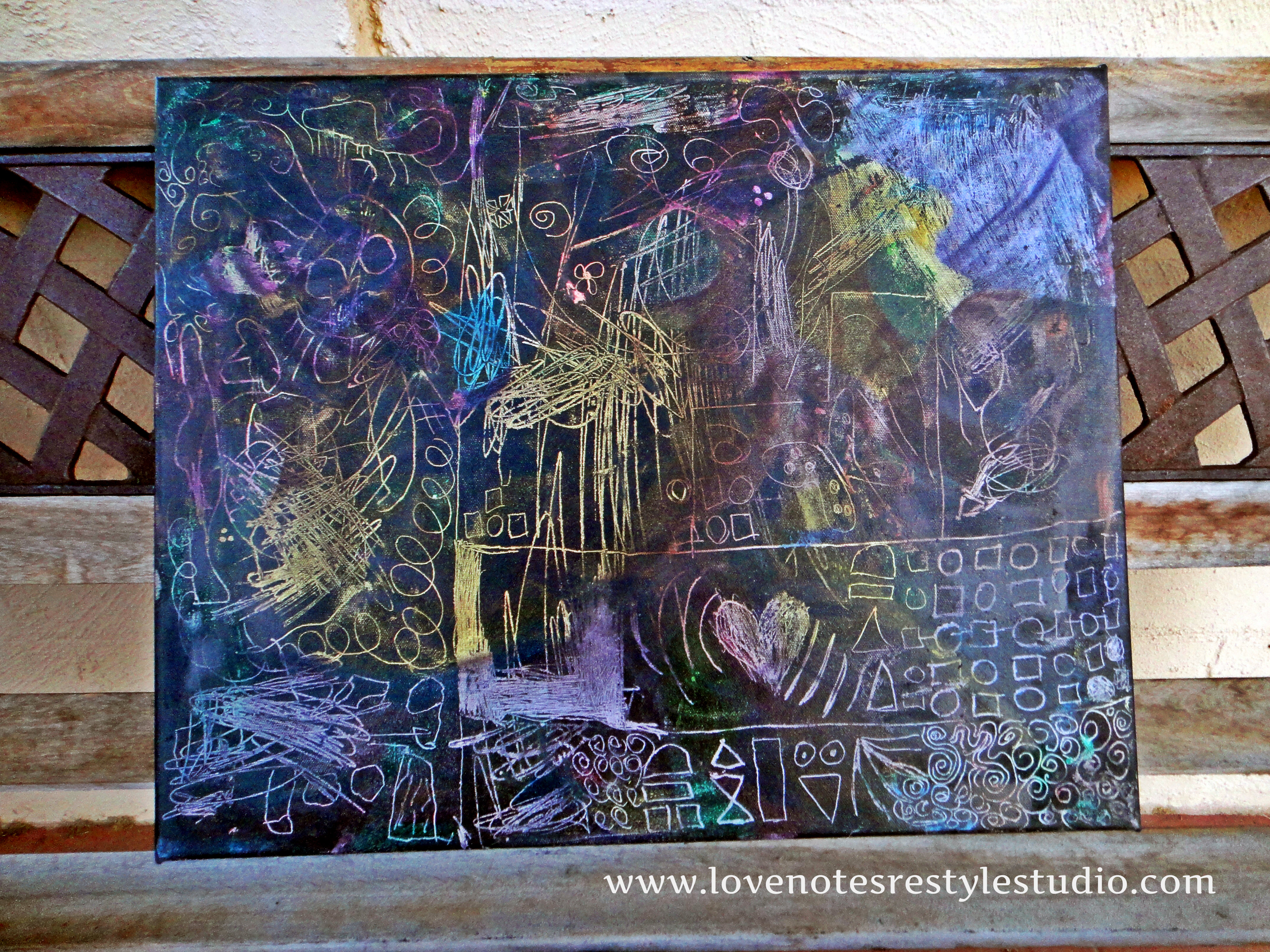 4000x3000 Toothpick Scratch Art Love Notes Restyle Studio - Toothpick Painting