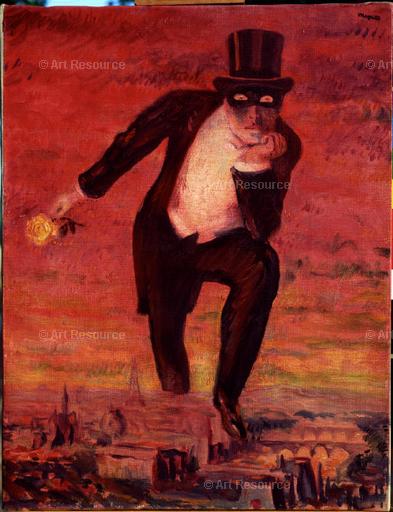 393x512 Art Resource Fine Art Stock Licensing - Top Hat Painting