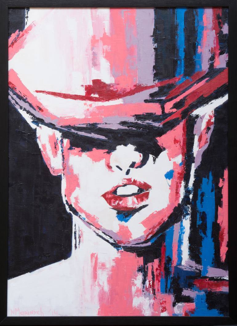 770x1060 Saatchi Art Top Hat Painting By Natalia Marinych - Top Hat Painting