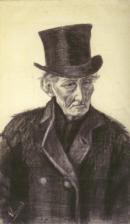 418x720 Artwork By Vincent Van Gogh - Top Hat Painting