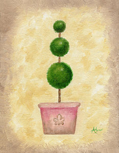 233x300 Topiary Paintings - Topiary Painting