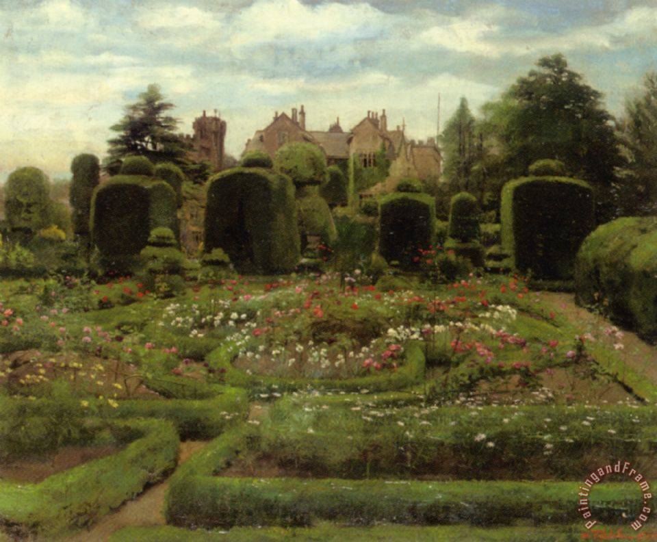 960x792 Walter Frederick Roofe Tyndale The Topiary Gardens Levens Hall - Topiary Painting