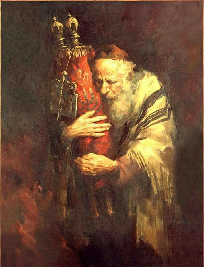 717x936 62 Best Torah Images On Jewish Art, Shabbat Shalom - Torah Painting