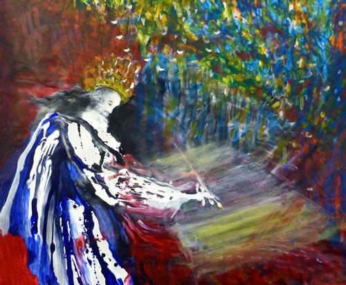 500x412 The King's Torah Scroll - Torah Painting