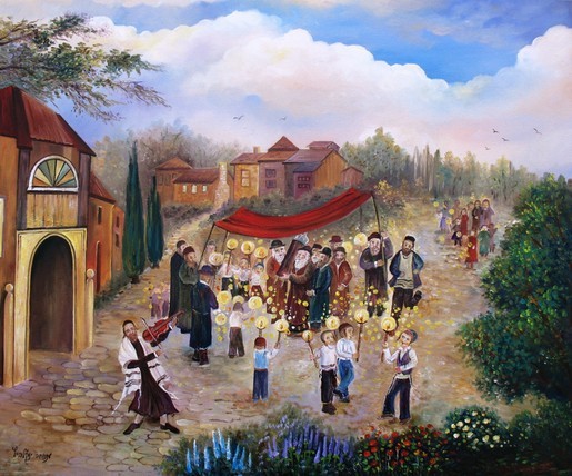 515x428 Menucha Yankelevitch - Torah Painting