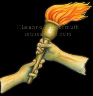 301x308 Leanne Wildermuth Artist By Nature Custom Torch - Torch Painting