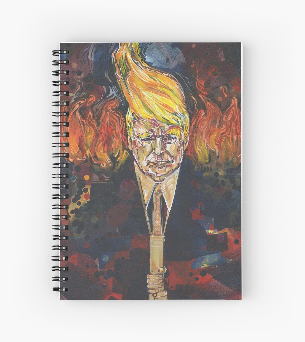 1171x1313 Light Of The Right (Tiki Torch Trump) Painting - Torch Painting