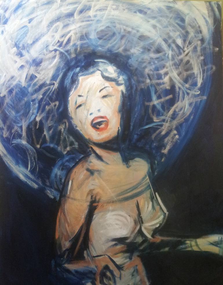 770x987 Saatchi Art Torch Painting By Mk Stam - Torch Painting