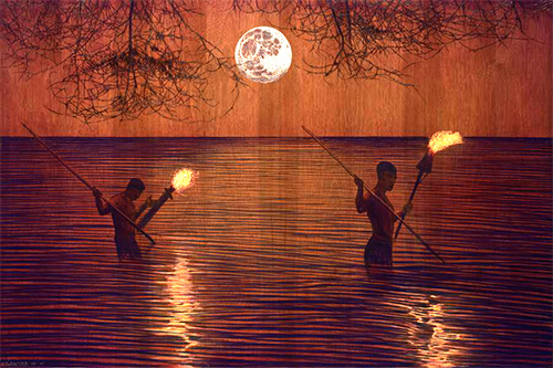 500x333 Spirit Art Studio Torch Fishing - Torch Painting