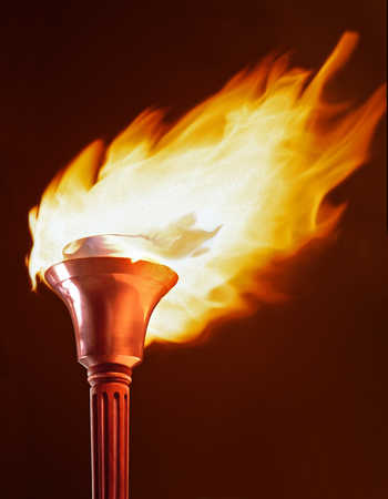 350x450 Stock Illustration - Torch Painting