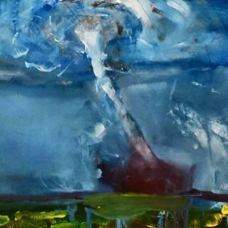 770x770 Saatchi Art Tornado Painting By Larry Caveney - Tornado Painting