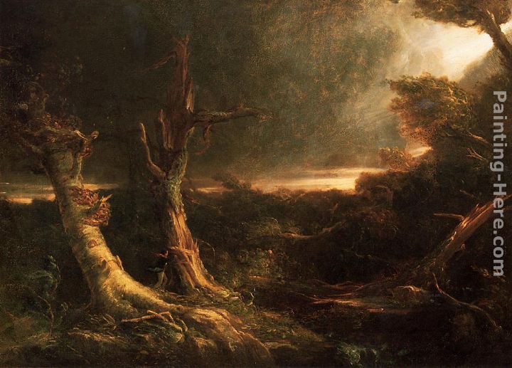 720x517 Thomas Cole Tornado Painting Anysize 50% Off - Tornado Painting