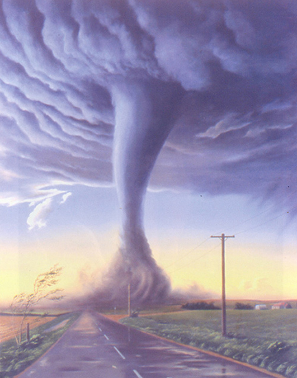 433x550 Profile Anthony Benton Gude - Tornado Painting
