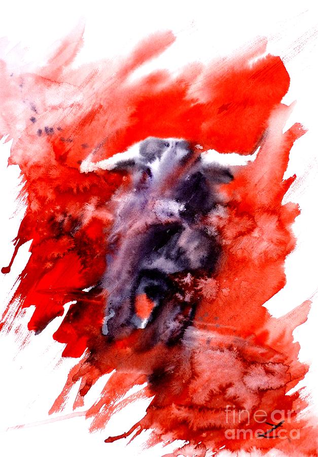 627x900 Toro Painting By Zaira Dzhaubaeva - Toro Painting