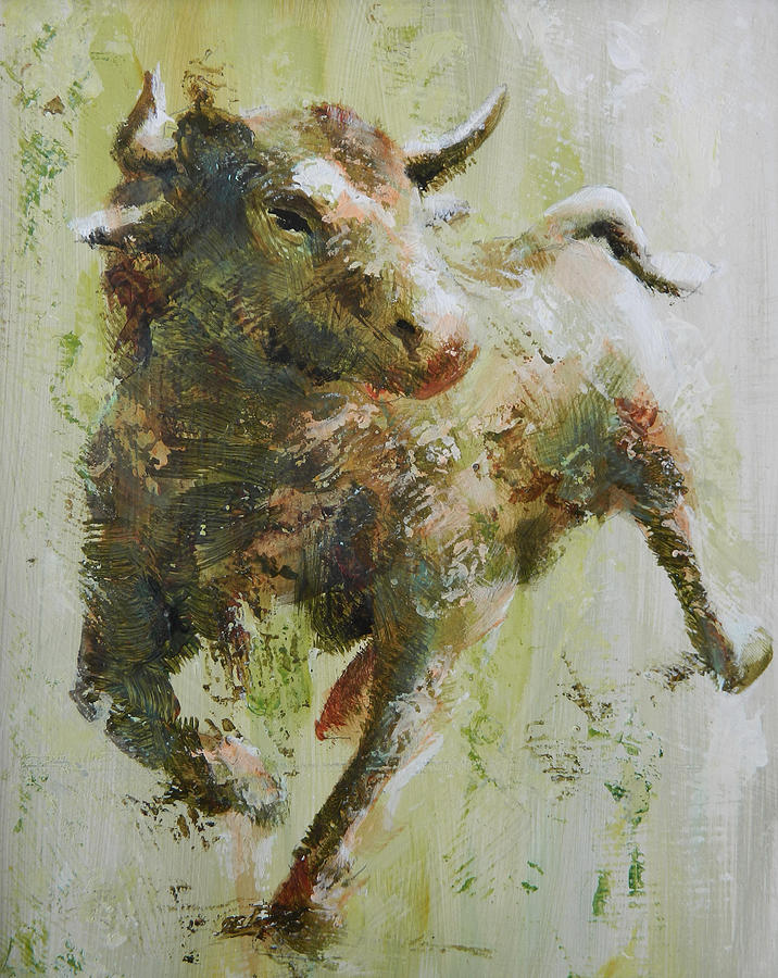 716x900 El Toro Painting By John Henne - Toro Painting